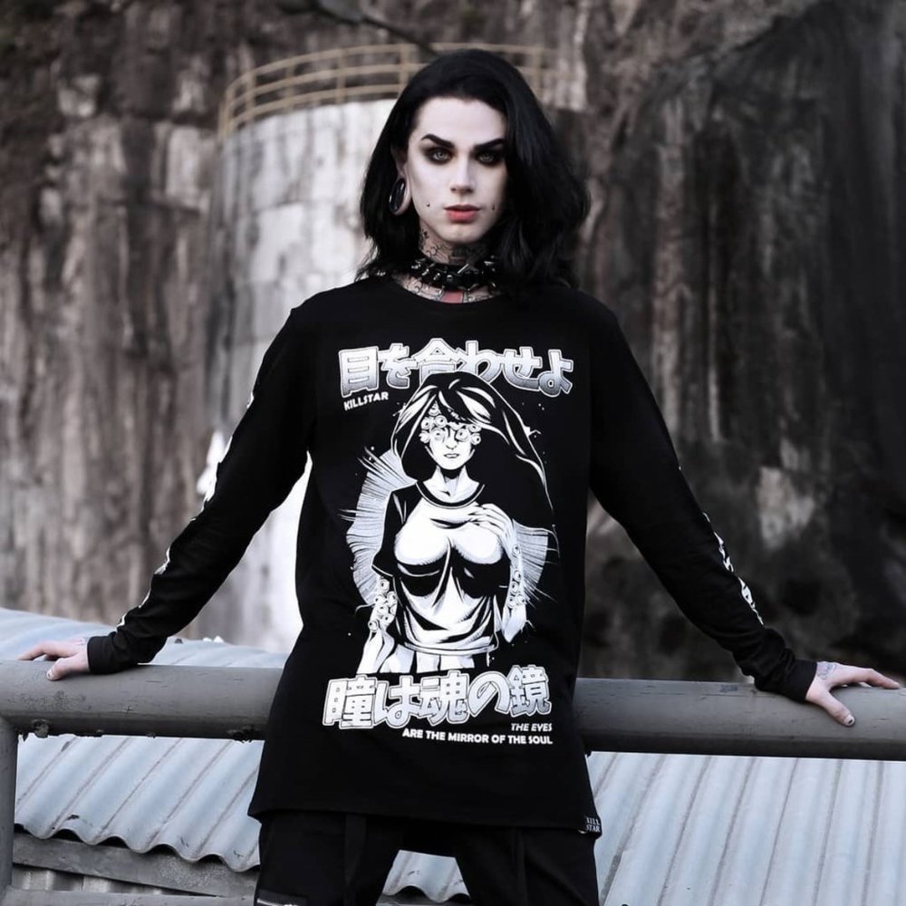 🆕Killstar "Eye Contact" Long Sleeve Tee